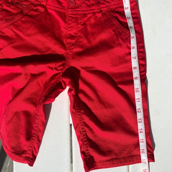 Justice Bermuda chino shorts Red 10R - Picture 10 of 12